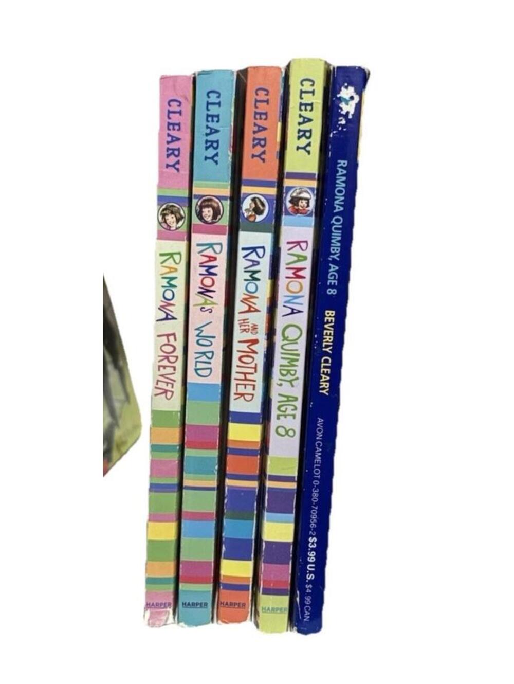Lot of 5 Ramona books by Beverly Cleary Paperback